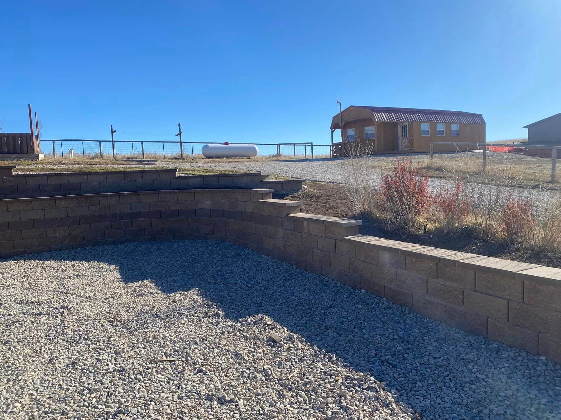 Buffalo Retaining Wall Install